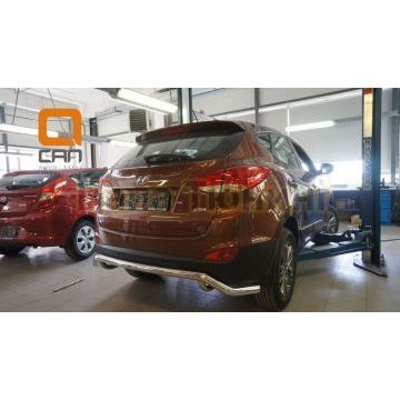 Защита заднего бампера волна 60 мм CAN Otomotiv для Hyundai ix35 2010-2015