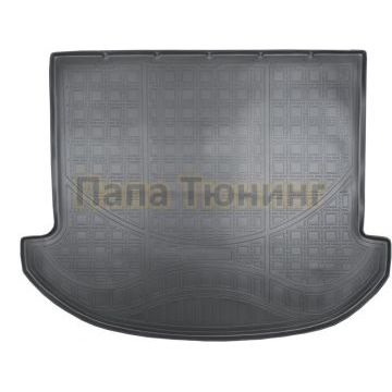 Коврик в багажник Norplast полиуретан чёрный 7 мест для Hyundai Santa Fe 2012-2018 Коврик в багажник Norplast полиуретан чёрный 7 мест для Hyundai Santa Fe 2012-2018