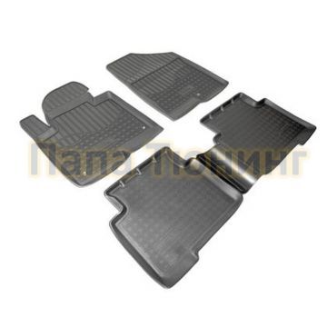 Коврики в салон Norplast полиуретан чёрные 5 мест для Hyundai Santa Fe/Santa Fe Grand 2012-2019 Коврики в салон Norplast полиуретан чёрные 5 мест для Hyundai Santa Fe/Santa Fe Grand 2012-2019