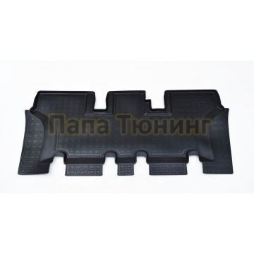 Коврики в салон Norplast полиуретан чёрные 3 ряд 7 мест для Hyundai Santa Fe/Santa Fe Grand 2012-2019