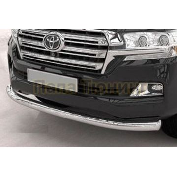 Защита переднего бампера 76 мм CAN Otomotiv для Toyota Land Cruiser 200 2015-