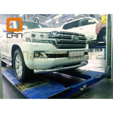 Защита переднего бампера 76 мм CAN Otomotiv для Toyota Land Cruiser 200 2015-