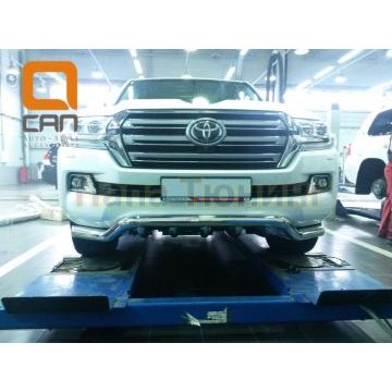 Защита переднего бампера волна 76-60 мм CAN Otomotiv для Toyota Land Cruiser 200 2015-