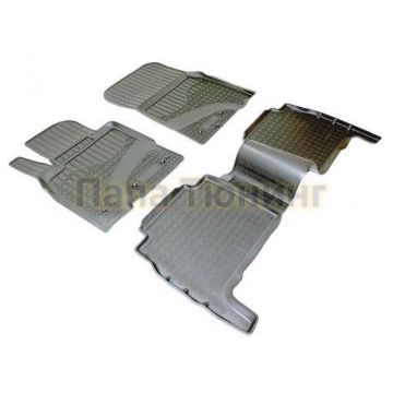 Коврики в салон Norplast полиуретан чёрные 5/7 мест для Toyota Land Cruiser 200 2007- Коврики в салон Norplast полиуретан чёрные 5/7 мест для Toyota Land Cruiser 200 2007-