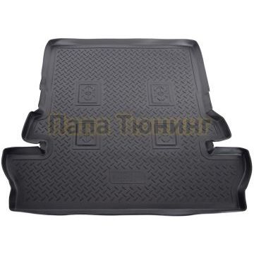 Коврик в багажник Norplast полиуретан чёрный 7 мест для Toyota Land Cruiser 200 2007- Коврик в багажник Norplast полиуретан чёрный 7 мест для Toyota Land Cruiser 200 2007-