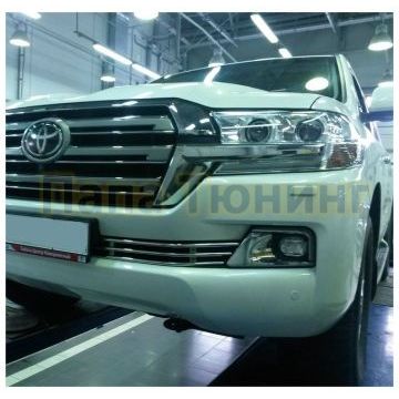 Накладка решётки радиатора 12 мм CAN Otomotiv для Toyota Land Cruiser 200 2015-