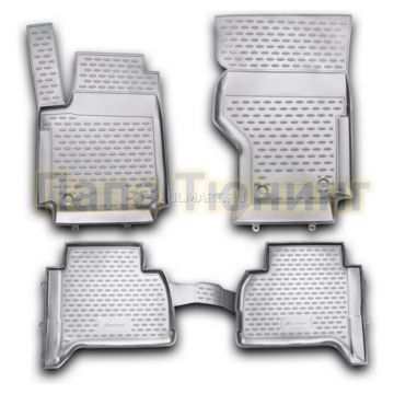 Коврики в салон полиуретан 4 штуки Element для Volkswagen Amarok 2010- Коврики в салон полиуретан 4 штуки Element для Volkswagen Amarok 2010-