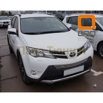 Накладка решётки переднего бампера 16 мм CAN Otomotiv для Toyota RAV4 2006-2013