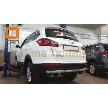 Защита заднего бампера 60 мм CAN Otomotiv для Chery Tiggo 5 2014- Защита заднего бампера 60 мм CAN Otomotiv для Chery Tiggo 5 2014-