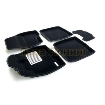 Коврики текстильные 3D Euromat чёрные Original Lux для Ford Explorer 2015- Коврики текстильные 3D Euromat чёрные Original Lux для Ford Explorer 2015-