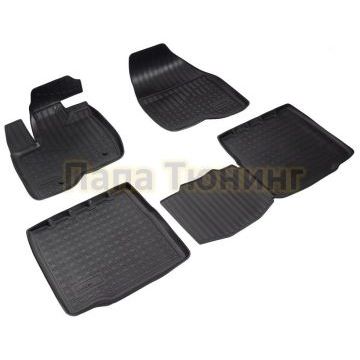 Коврики в салон Norplast полиуретан чёрные 5 мест для Ford Explorer 2011- Коврики в салон Norplast полиуретан чёрные 5 мест для Ford Explorer 2011-