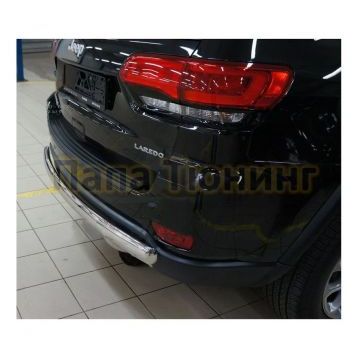 Защита заднего бампера овальная 70 мм CAN Otomotiv для Jeep Grand Cherokee 2010-