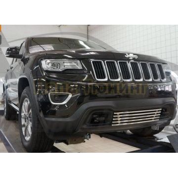 Накладка решётки переднего бампера 16 мм CAN Otomotiv для Jeep Grand Cherokee 2010-