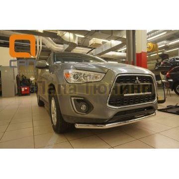 Защита переднего бампера 60 мм CAN Otomotiv для Mitsubishi ASX 2013-2016