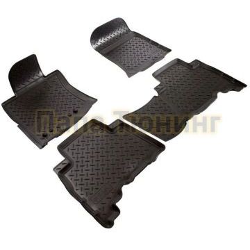 Коврики в салон Norplast полиуретан чёрные 5 мест для Toyota Land Cruiser 150 2013- Коврики в салон Norplast полиуретан чёрные 5 мест для Toyota Land Cruiser 150 2013-