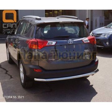 Защита заднего бампера 60 мм CAN Otomotiv для Toyota RAV4 2013-2015
