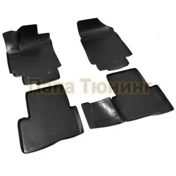 Коврики в салон Norplast полиуретан чёрные для Hyundai Creta 2016-2021 Коврики в салон Norplast полиуретан чёрные для Hyundai Creta 2016-2021