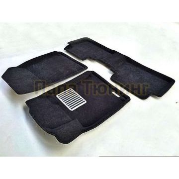 Коврики текстильные 3D Euromat чёрные Original Lux для Peugeot 508 2012-2018 Коврики текстильные 3D Euromat чёрные Original Lux для Peugeot 508 2012-2018