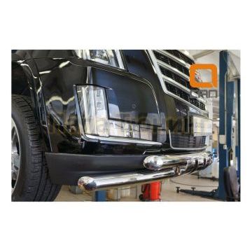 Защита передняя двойная 76 мм CAN Otomotiv для Cadillac Escalade 2015-