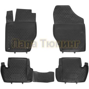 Коврики в салон полиуретан 4 штуки Autofamily для Citroen C4 2011- Коврики в салон полиуретан 4 штуки Autofamily для Citroen C4 2011-