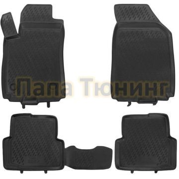 Коврики в салон полиуретан 4 штуки Autofamily для Chevrolet Aveo 2012-2015 Коврики в салон полиуретан 4 штуки Autofamily для Chevrolet Aveo 2012-2015