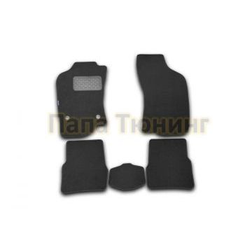 Коврики в салон текстиль 5 штук для седана Autofamily для FIAT Albea 2002-2012