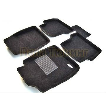 Коврики текстильные 3D Euromat чёрные Original Business для Ford Focus 2 2005-2011