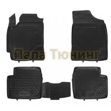 Коврики в салон полиуретан 4 штуки Autofamily для Geely Emgrand EC7/EC7-RV 2009-2016