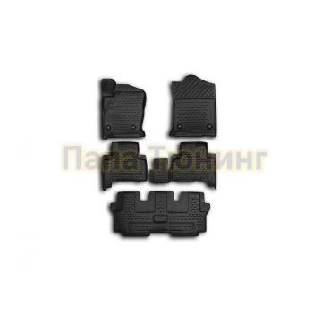 Коврики 3D в салон полиуретан 5 штук Autofamily для Haval H9 2015- Коврики 3D в салон полиуретан 5 штук Autofamily для Haval H9 2015-