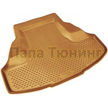 Коврик в багажник полиуретан бежевый для седана Autofamily для Honda Accord 2008-2013