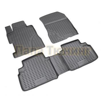 Коврики в салон полиуретан 4 штуки на седан Autofamily для Honda Civic 8 2006-2012 Коврики в салон полиуретан 4 штуки на седан Autofamily для Honda Civic 8 2006-2012