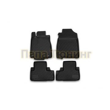 Коврики в салон полиуретан 4 штуки Autofamily для Honda CR-V 2012-