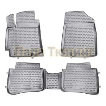 Коврики в салон полиуретан 4 штуки Autofamily для Kia Rio 2011-2017