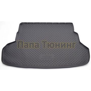 Коврик в багажник Norplast полиуретан чёрный на седан для Kia Rio 2011-2017