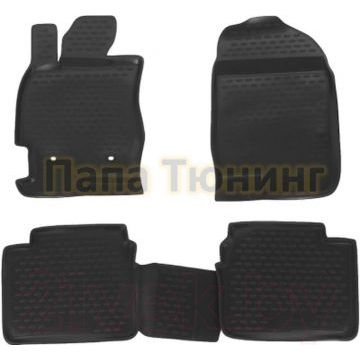 Коврики в салон полиуретан 4 штуки Autofamily для Mazda 6 2007-2012