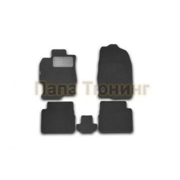Коврики в салон текстиль 5 штук Autofamily для Mazda 6 2010-2012