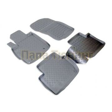 Коврики в салон Norplast полиуретан чёрные для Mitsubishi Outlander XL/Peugeot 4007/Citroen C-Cross 2006-2013 Коврики в салон Norplast полиуретан чёрные для Mitsubishi Outlander XL/Peugeot 4007/Citroen C-Cross 2006-2013