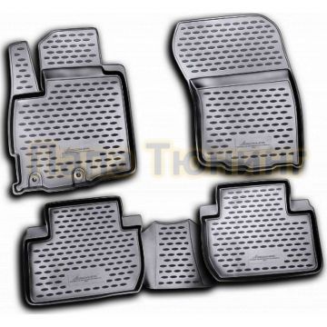 Коврики в салон полиуретан 4 штуки Autofamily для Mitsubishi Outlander XL 2010-2012 Коврики в салон полиуретан 4 штуки Autofamily для Mitsubishi Outlander XL 2010-2012