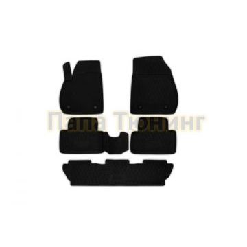 Коврики в салон полиуретан 5 штук для 7 мест Autofamily для Opel Zafira 2011-