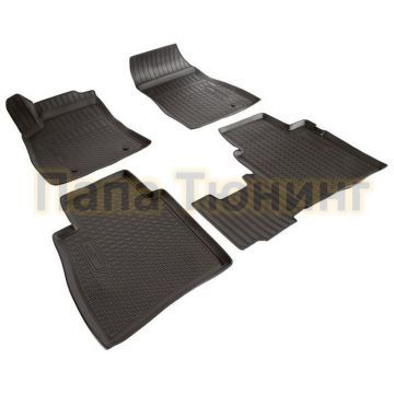 Коврики в салон Norplast полиуретан чёрные для Nissan Sentra 2012-2017 Коврики в салон Norplast полиуретан чёрные для Nissan Sentra 2012-2017