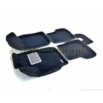 Коврики текстильные 3D Euromat чёрные Original Lux для Renault Duster/Nissan Terrano 2014- Коврики текстильные 3D Euromat чёрные Original Lux для Renault Duster/Nissan Terrano 2014-