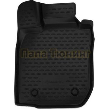 Коврик 3D в салон передний левый полиуретан 1 штука на 4х2 Autofamily для Renault Duster 2011-2015