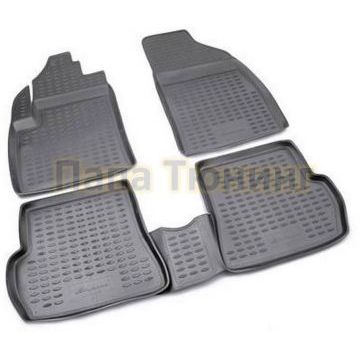 Коврики 3D в салон полиуретан 4 штуки для 4х4 Autofamily для Renault Duster 2011-2015