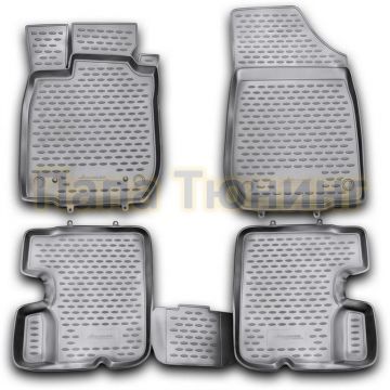 Коврики в салон полиуретан 4 штуки Autofamily для Renault Sandero 2009-2014 Коврики в салон полиуретан 4 штуки Autofamily для Renault Sandero 2009-2014