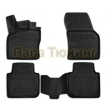 Коврики 3D в салон полиуретан 4 штуки Autofamily для Skoda Kodiaq 2017- Коврики 3D в салон полиуретан 4 штуки Autofamily для Skoda Kodiaq 2017-