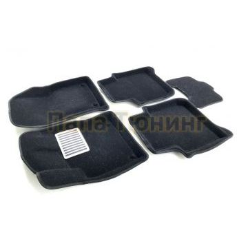 Коврики текстильные 3D Euromat чёрные Original Lux для Skoda Kodiaq 2017- Коврики текстильные 3D Euromat чёрные Original Lux для Skoda Kodiaq 2017-