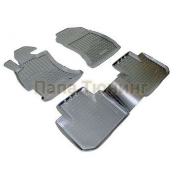 Коврики в салон Norplast полиуретан чёрные для Subaru Forester 2013-2018 Коврики в салон Norplast полиуретан чёрные для Subaru Forester 2013-2018