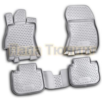 Коврики в салон полиуретан 4 штуки Autofamily для Subaru Outback 2009-2014