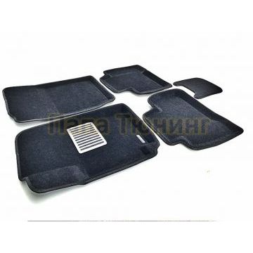 Коврики текстильные 3D Euromat чёрные Original Lux на 5 дверей для Suzuki Grand Vitara 2005-2019 Коврики текстильные 3D Euromat чёрные Original Lux на 5 дверей для Suzuki Grand Vitara 2005-2019