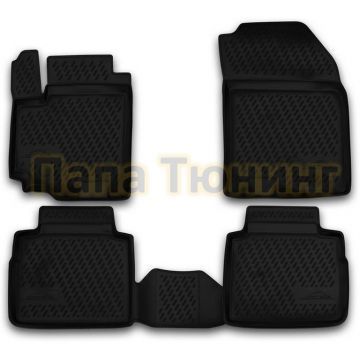 Коврики в салон полиуретан 4 штуки Autofamily для Suzuki SX4 2013- Коврики в салон полиуретан 4 штуки Autofamily для Suzuki SX4 2013-